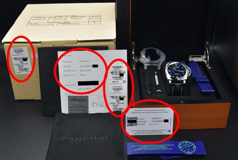 panerai check serial number|panerai warranty.